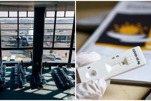 Viral aksi pria pakai cadar dan hasil PCR istri untuk naik pesawat