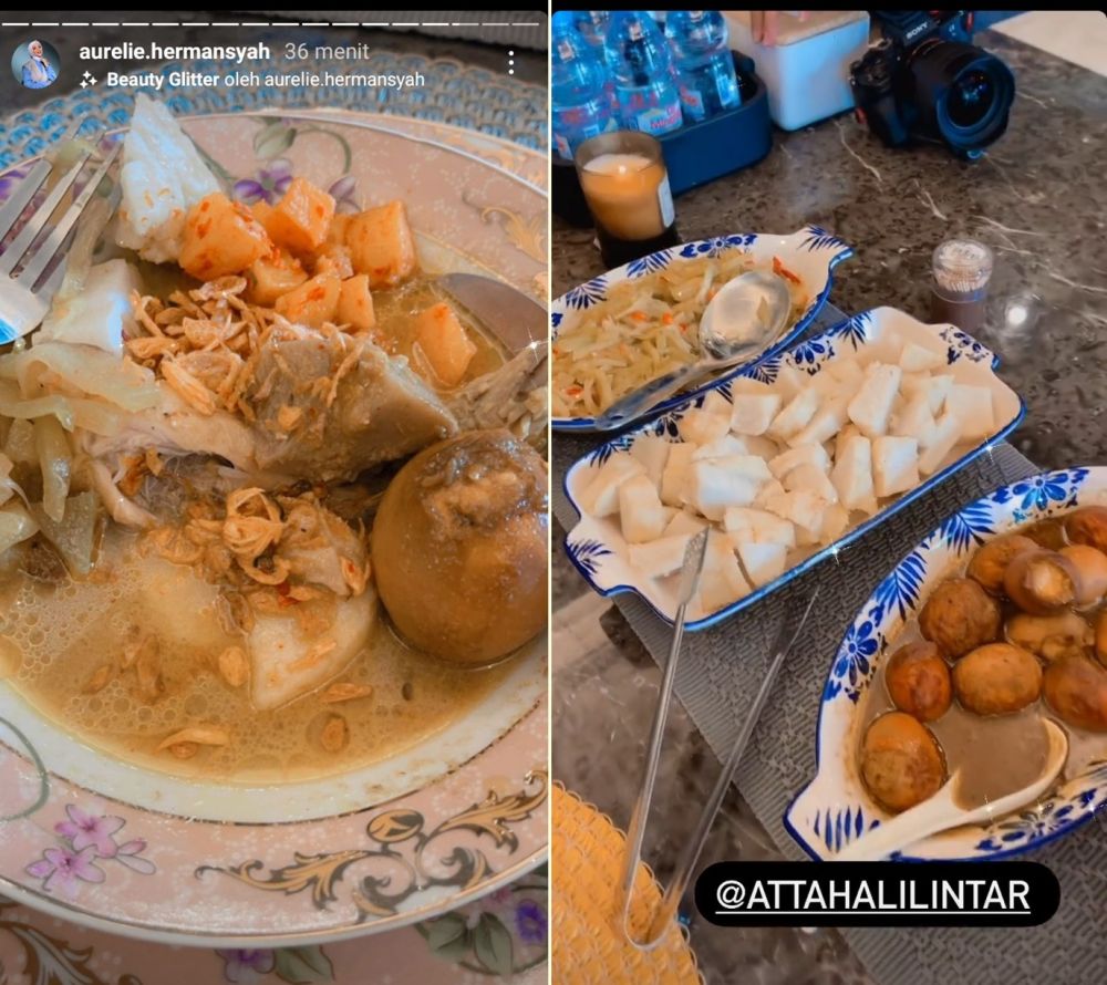 Potret menu makan 9 seleb saat Idul Adha, Nikita Willy bakar sate