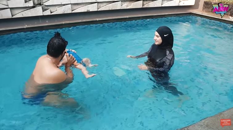 Karyawan positif Covid-19, ini 9 momen Irish Bella dan Ammar ngungsi