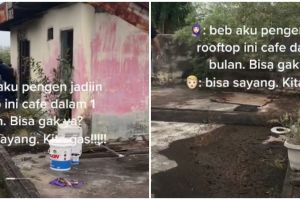 Awalnya kumuh, potret rooftop disulap jadi kafe ini estetik abis