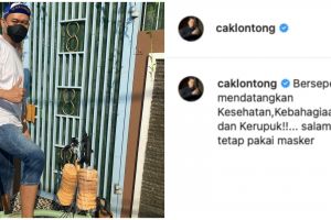 9 Caption lucu Cak Lontong di Instagram, recehnya nggak ada lawan