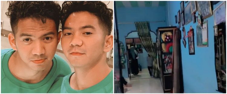 Meski sederhana, rumah Rizki dan Ridho di kampung halaman ini memiliki banyak kamar.