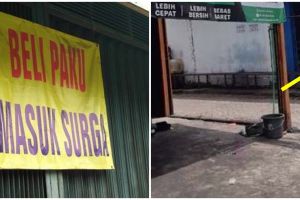 13 Ide promosi di spanduk usaha ini malah bikin mikir keras