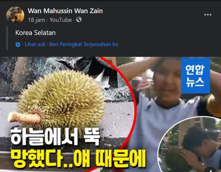 Viral durian jatuh tak sentuh tanah, dijual Rp 1,7 juta