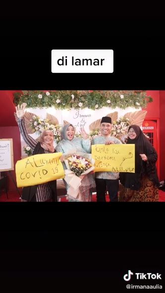 Kisah pasangan bertemu saat isolasi di Wisma Atlet berujung menikah