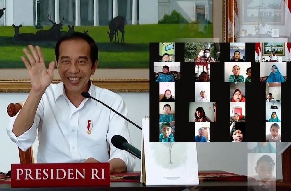 Hari Anak Nasional, pertanyaan siswa ke Jokowi ini menggelitik