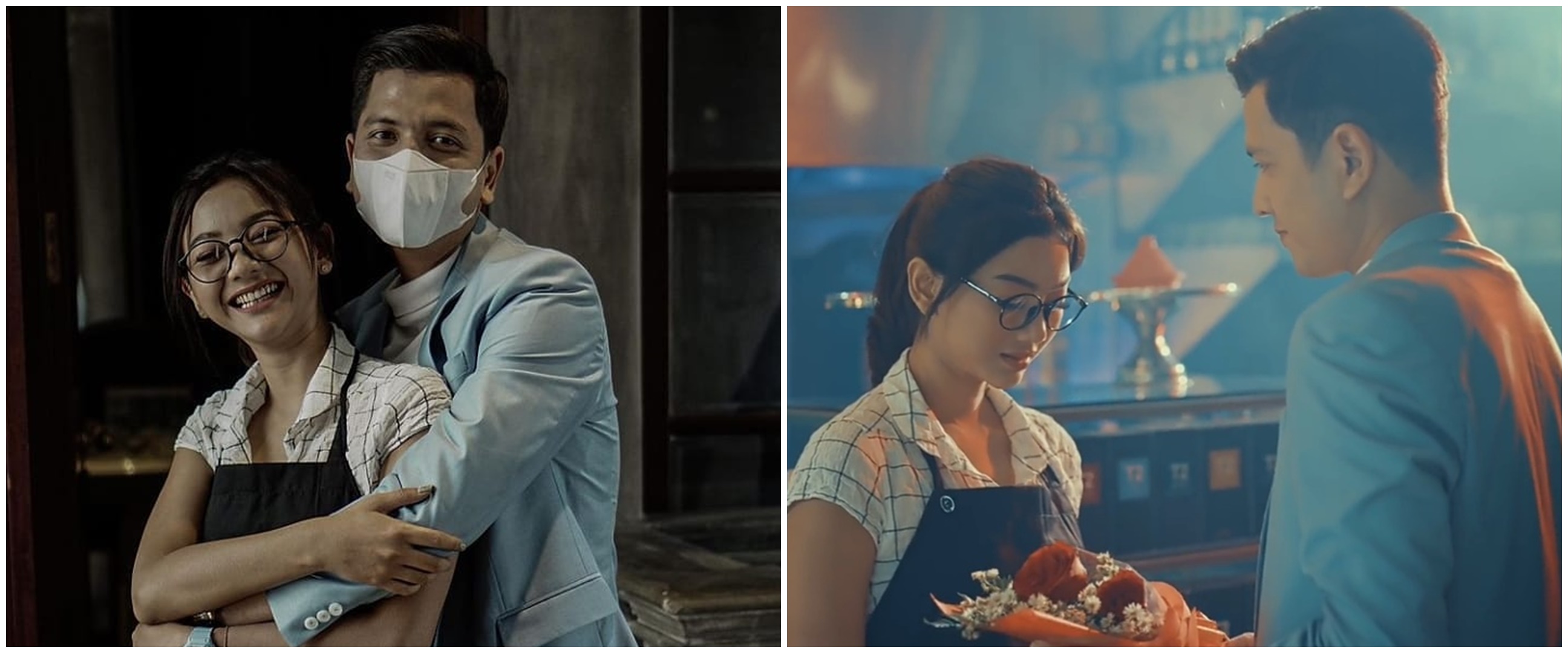 11 Potret mesra Glenca Chysara dan Rendi Jhon jadi model video klip