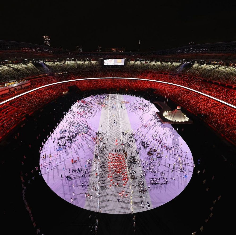9 Potret kemeriahan pembukaan Olimpiade Tokyo 2020