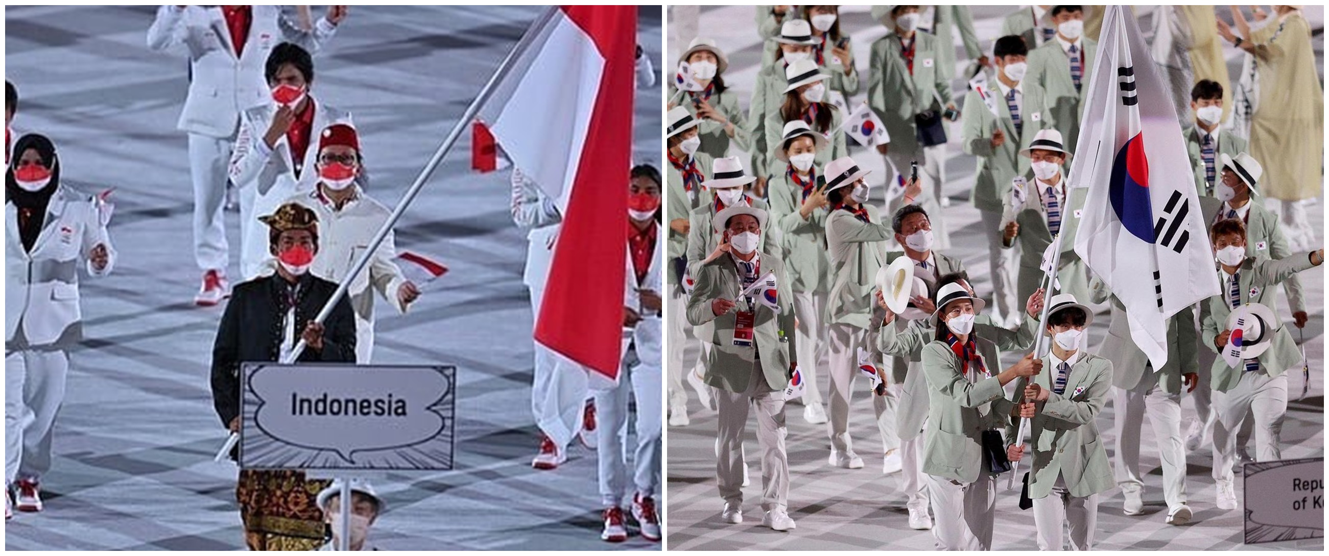 9 Potret kemeriahan pembukaan Olimpiade Tokyo 2020