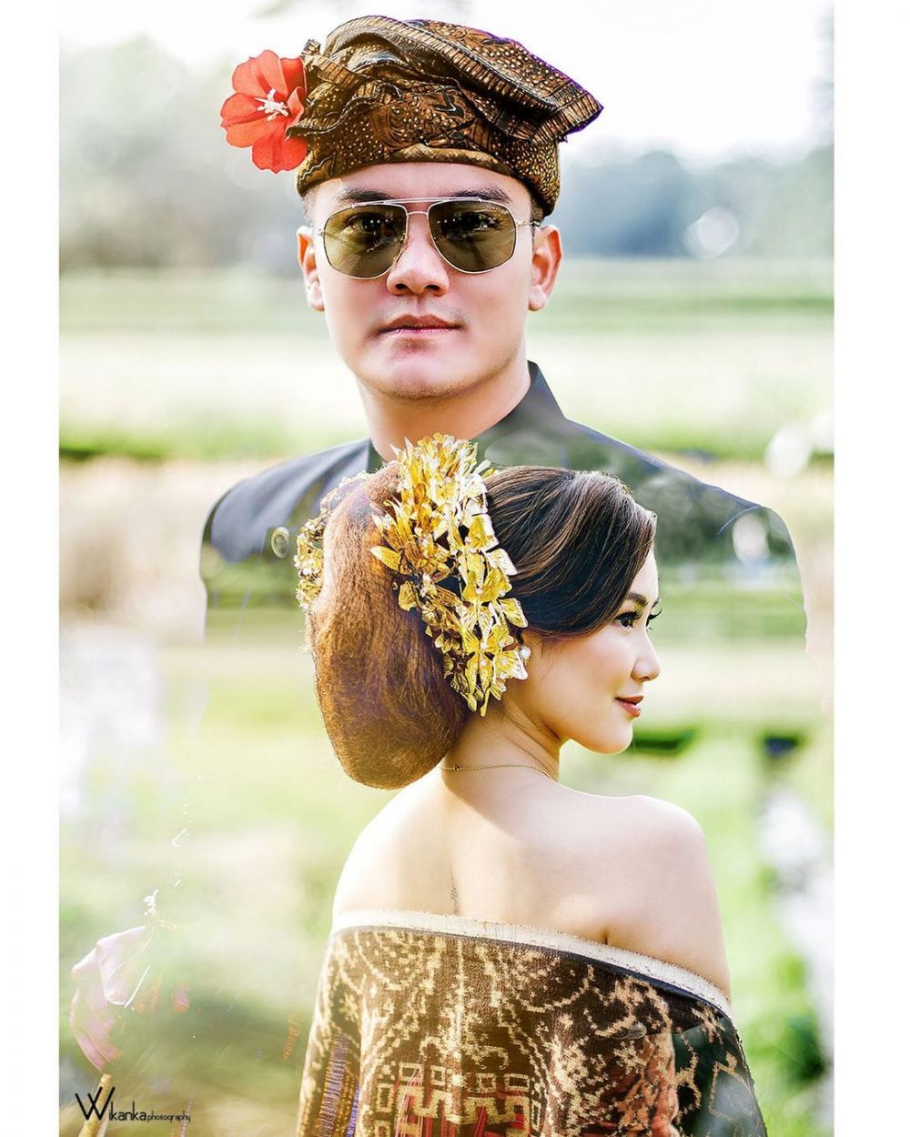 9 Pemotretan Boy William dan Karen Vendela, usung adat Bali