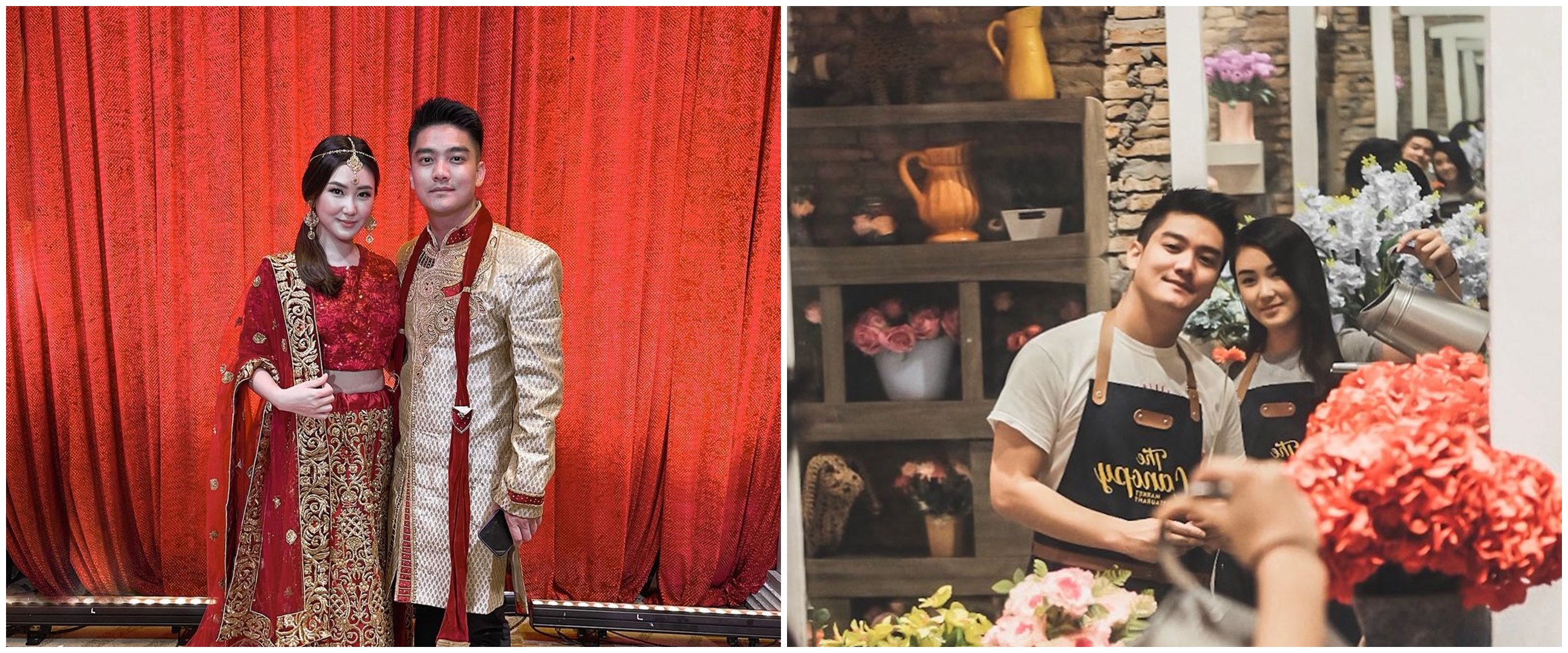 9 Pemotretan Boy William dan Karen Vendela, usung adat Bali