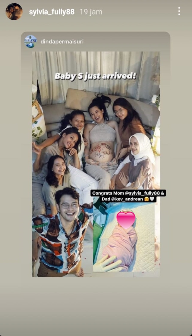 9 Momen Sylvia Fully lahirkan anak pertama, nama bayinya jadi sorotan