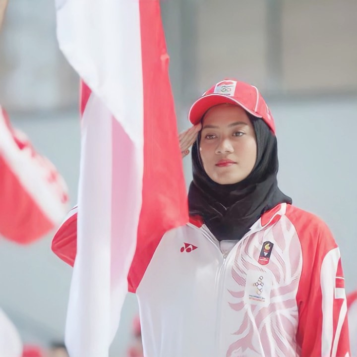 11 Foto Diananda Choirunnisa, istri TNI jadi atlet di Olimpiade Tokyo