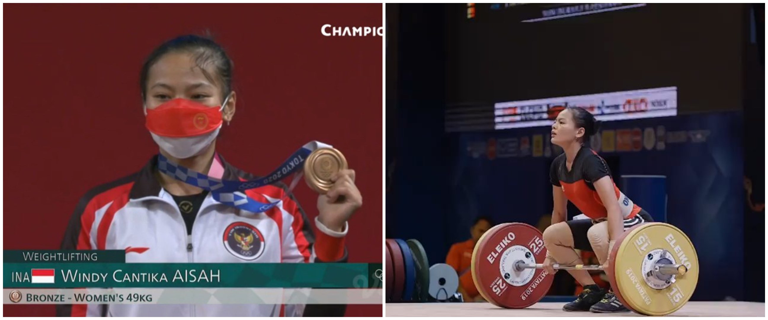 11 Potret Windy Cantika, lifter 19 tahun raih perunggu Olimpiade Tokyo