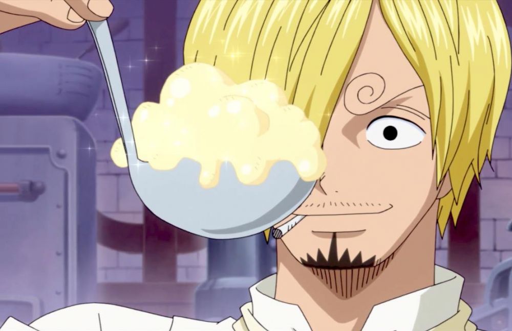 Makanan favorit 9 kru bajak laut Luffy One Piece ini bikin lapar