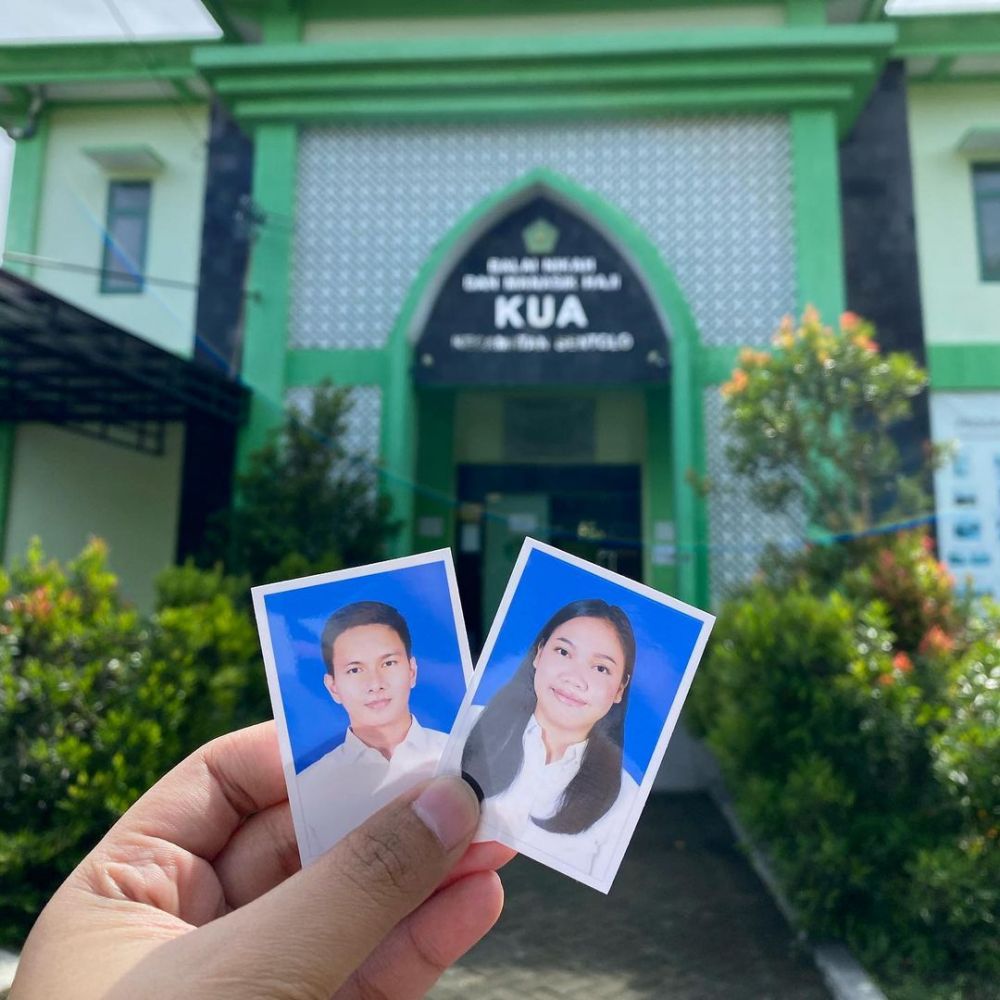 7 Momen akad nikah Mumuk Gomez dan Eno Retra, penuh haru