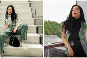 5 Potret desain walk-in closet Rachel Vennya, bernuansa kayu