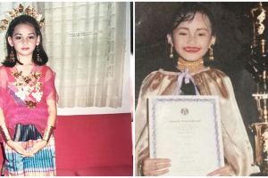 Potret masa kecil 9 seleb dirias makeup tebal, Aurel manglingi