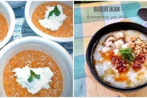 11 Resep aneka bubur beras, lembut, enak, dan anti gagal
