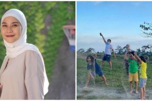 9 Potret bahagia keluarga Zaskia Mecca main di alam terbuka, sederhana