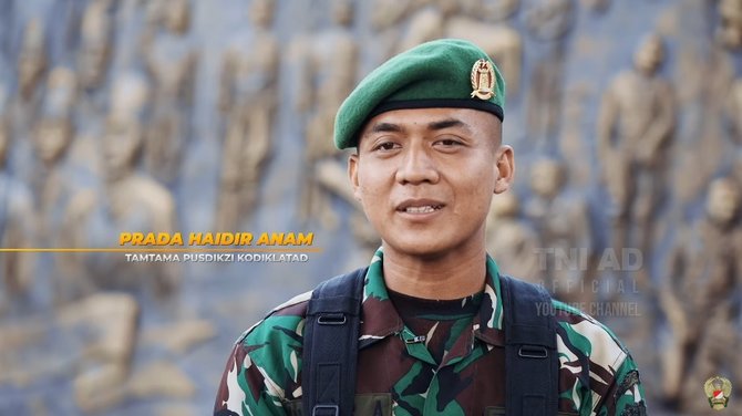 Kisah inspiratif Prada Anam, mantan kuli bangunan kini berseragam TNI