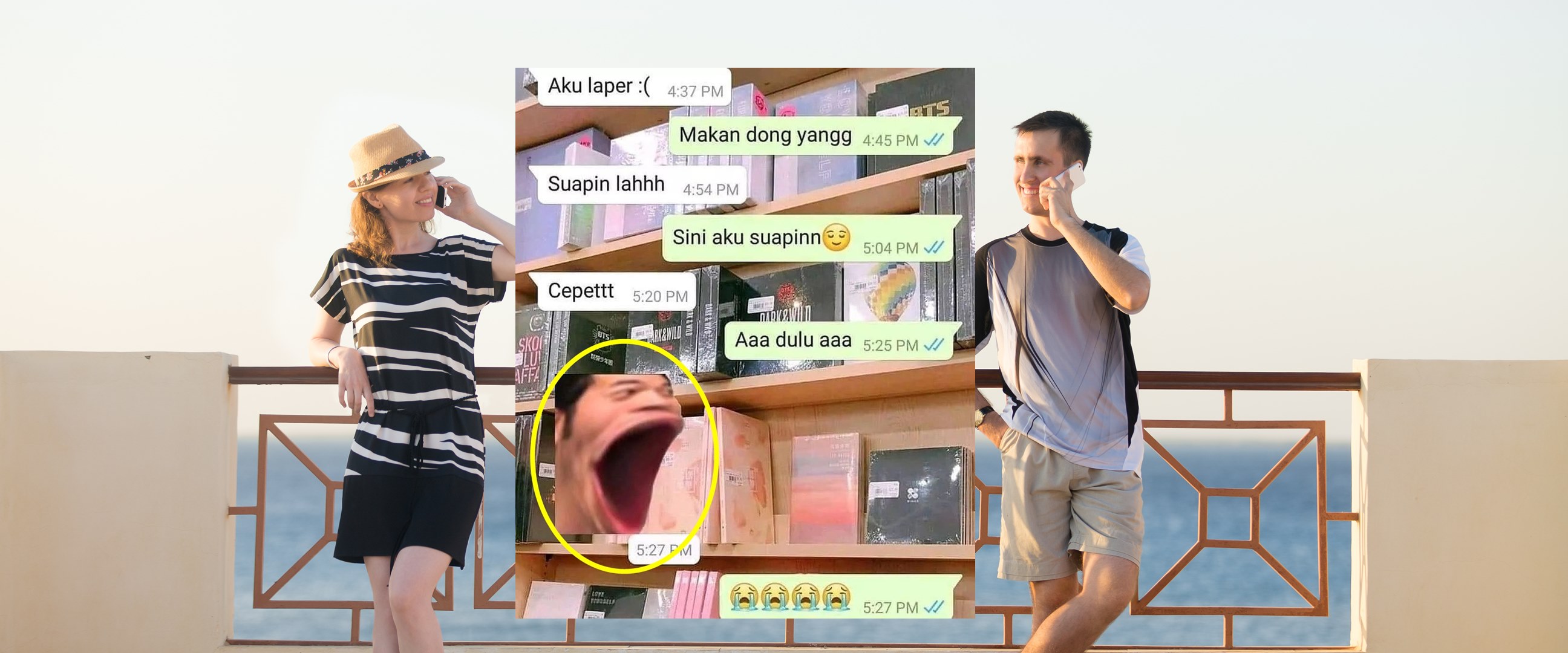 11 Chat lucu lika-liku LDR ini endingnya bikin senyum kesel