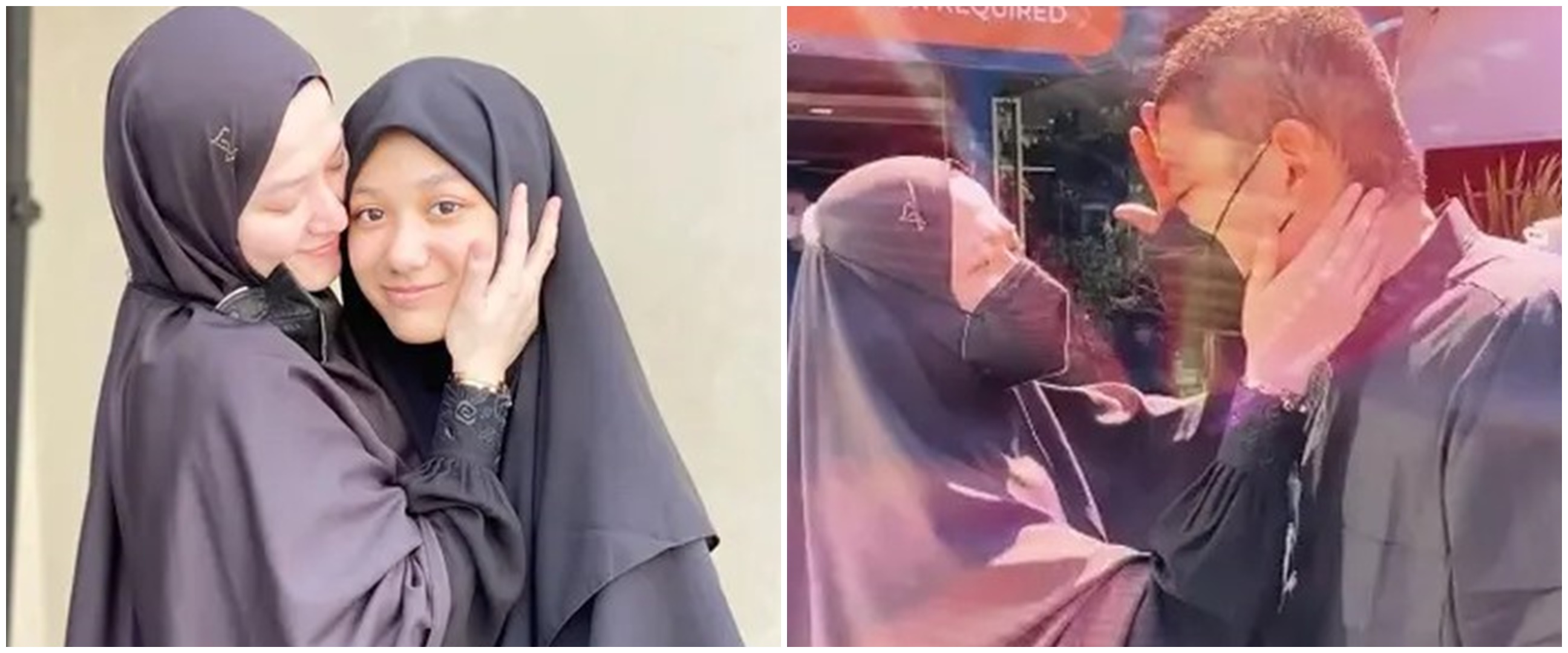 7 Momen Lyra Virna antar anak masuk pondok pesantren, penuh haru