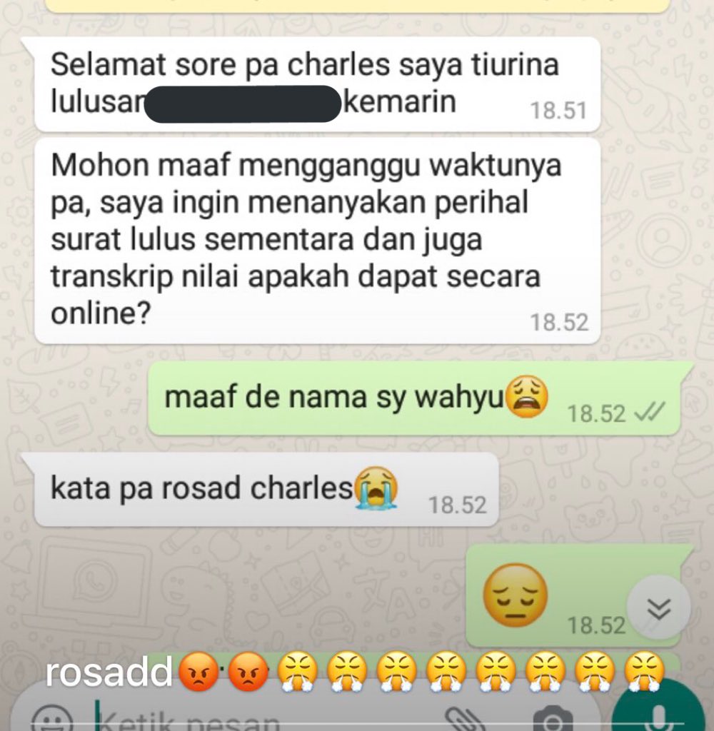 11 Chat lucu antara siswa dan guru ini isinya bikin tepuk jidat