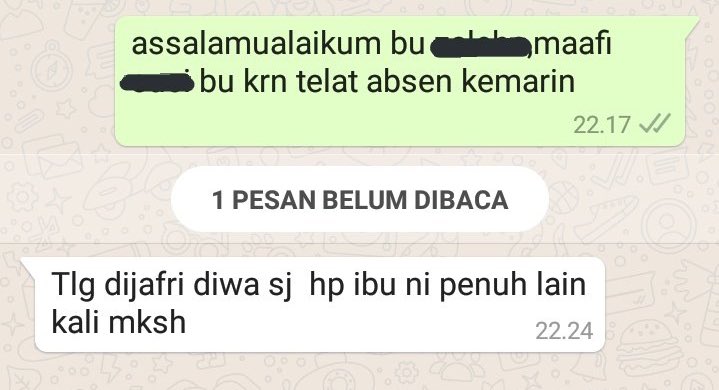 11 Chat lucu antara siswa dan guru ini isinya bikin tepuk jidat