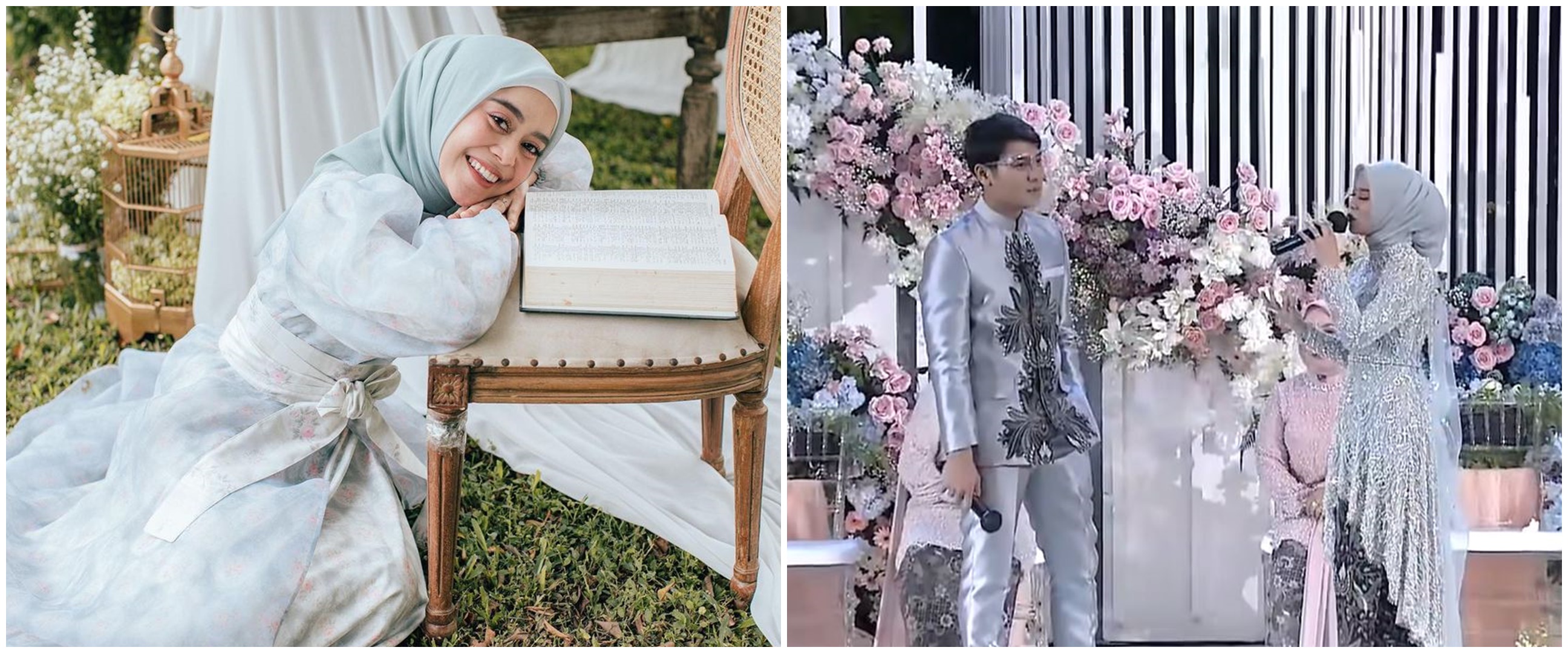 9 Momen Lesty Kejora nyanyi di pernikahan, berasa nonton konser