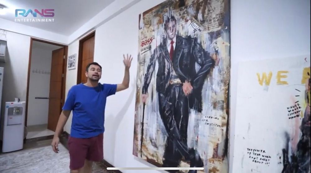 9 Momen Nagita Slavina beri kejutan lukisan untuk Raffi Ahmad