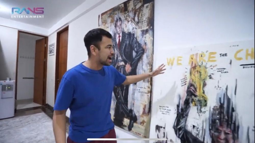 9 Momen Nagita Slavina beri kejutan lukisan untuk Raffi Ahmad
