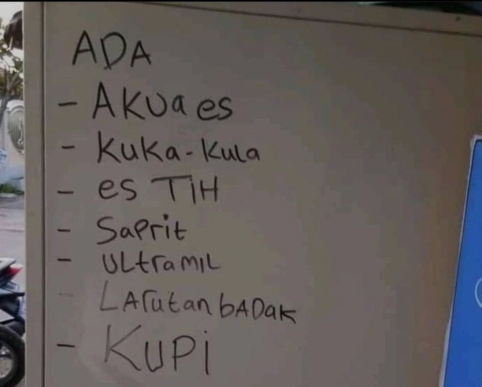 13 Momen lucu pedagang salah tulis ini bikin pembeli auto bingung