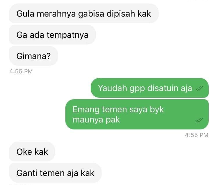 11 Chat lucu pesan makanan via online, bikin pembeli ngelus perut