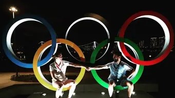 6 Potret atlet anggar Argentina & pelatih, lamaran di Olimpiade Tokyo