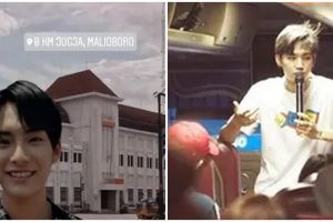 6 Editan foto idol K-Pop berwisata ke Yogyakarta ini bikin cekikian