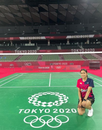 9 Potret Thet Htar Thuzar, pebulu tangkis Myanmar di Olimpiade Tokyo