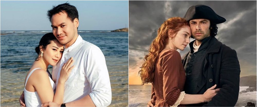 Gaya 7 seleb tiru adegan drama Poldark, romantisnya bikin auto baper