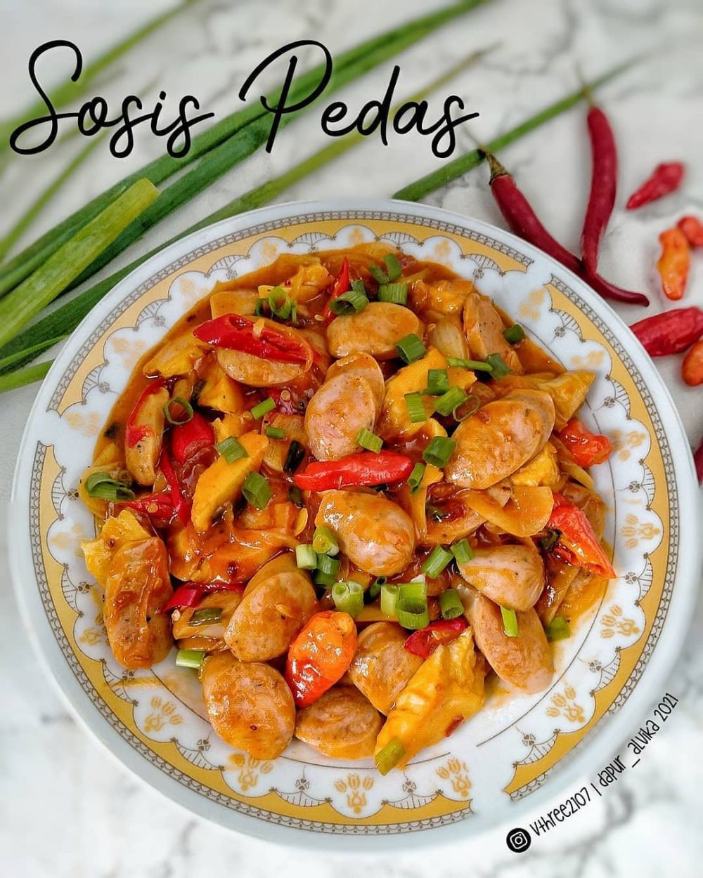 15 Resep tumis sosis, enak, praktis, dan cocok buat sarapan