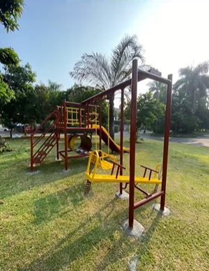 7 Penampakan playground anak Arief Muhammad, tetangga boleh pakai