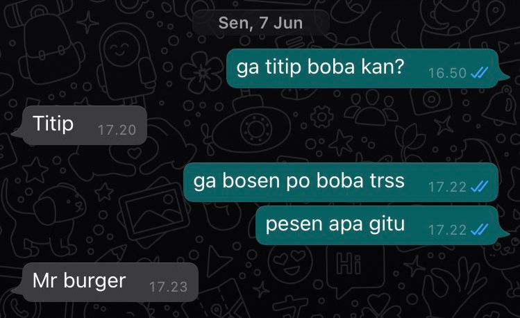 11 Chat lucu kakak adik ngomongin makanan, auto bikin iri