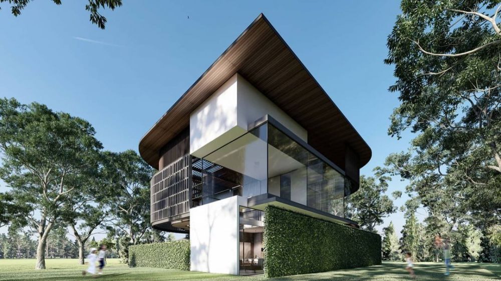 7 Potret desain rumah baru Ayu Ting Ting, megah banget!