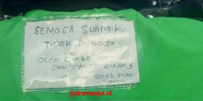 11 Potret lucu driver ojek online lagi kasmaran, bucin abis!