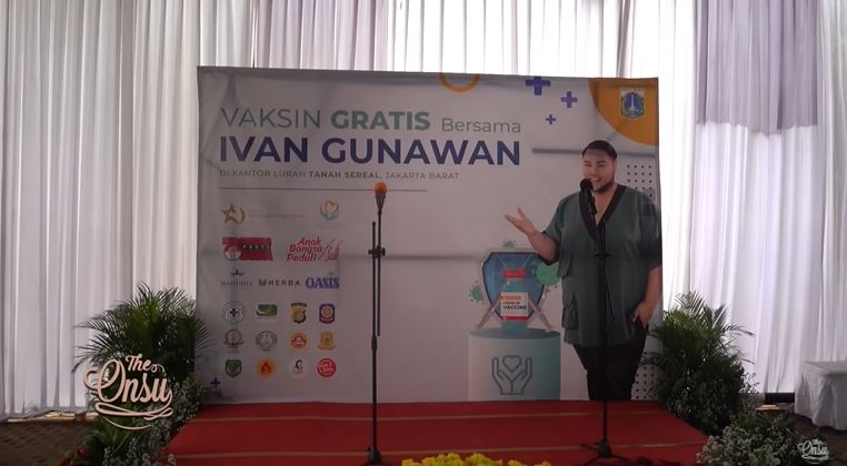 7 Momen Ivan Gunawan gelar vaksinasi massal, bikin salut