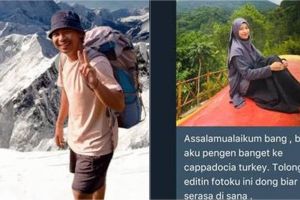 Minta diedit, 7 foto warganet di gunung ini hasilnya bikin tepuk jidat