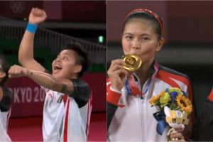 Momen unik Greysia/Apriyani rayakan kemenangan dengan joget TikTok