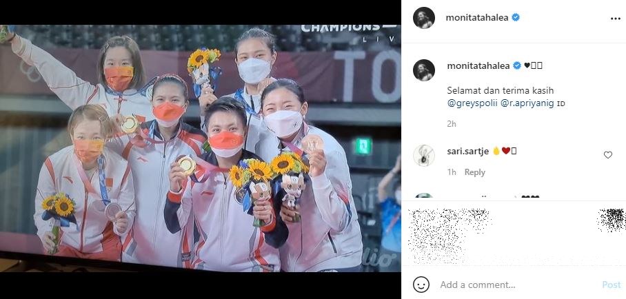 Momen 11 seleb tonton final Olimpiade Tokyo 2020, bangga hingga haru