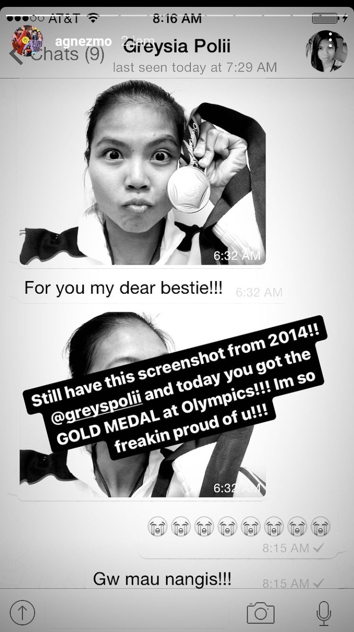 Lama bersahabat, ucapan selamat Agnez Mo ke Greysia Polii ini disorot