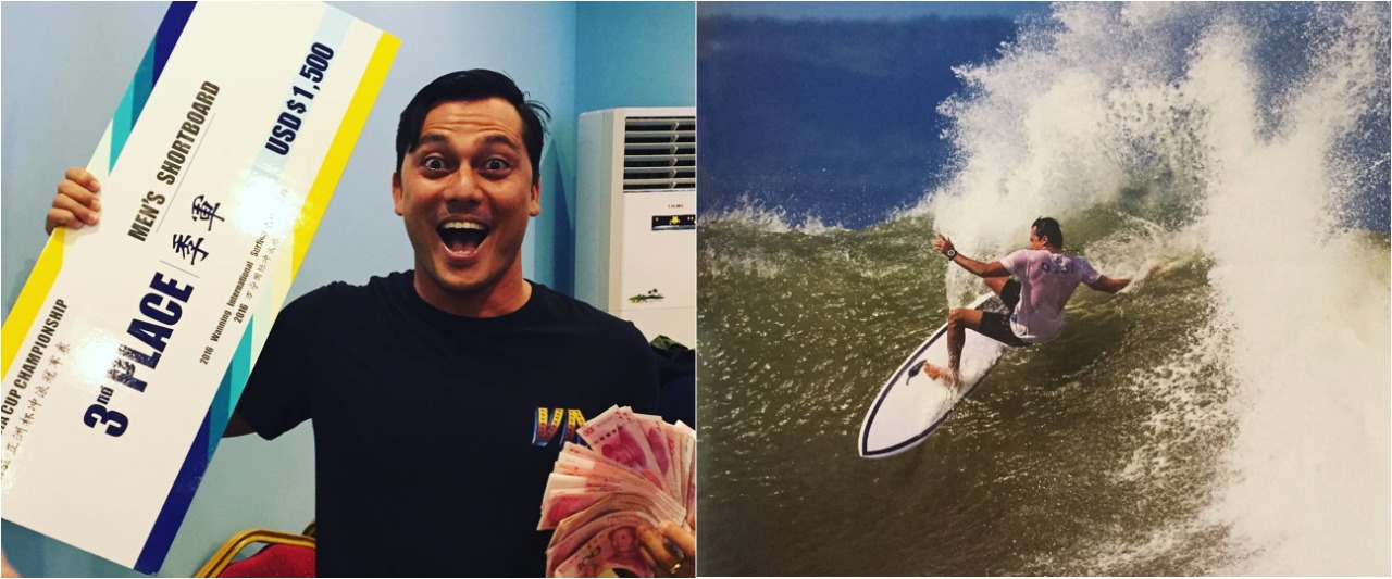 11 Potret Tipi Jabrik, kakak Luna Maya pelatih surfing Olimpiade Tokyo