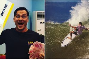 11 Potret Tipi Jabrik, kakak Luna Maya pelatih surfing Olimpiade Tokyo